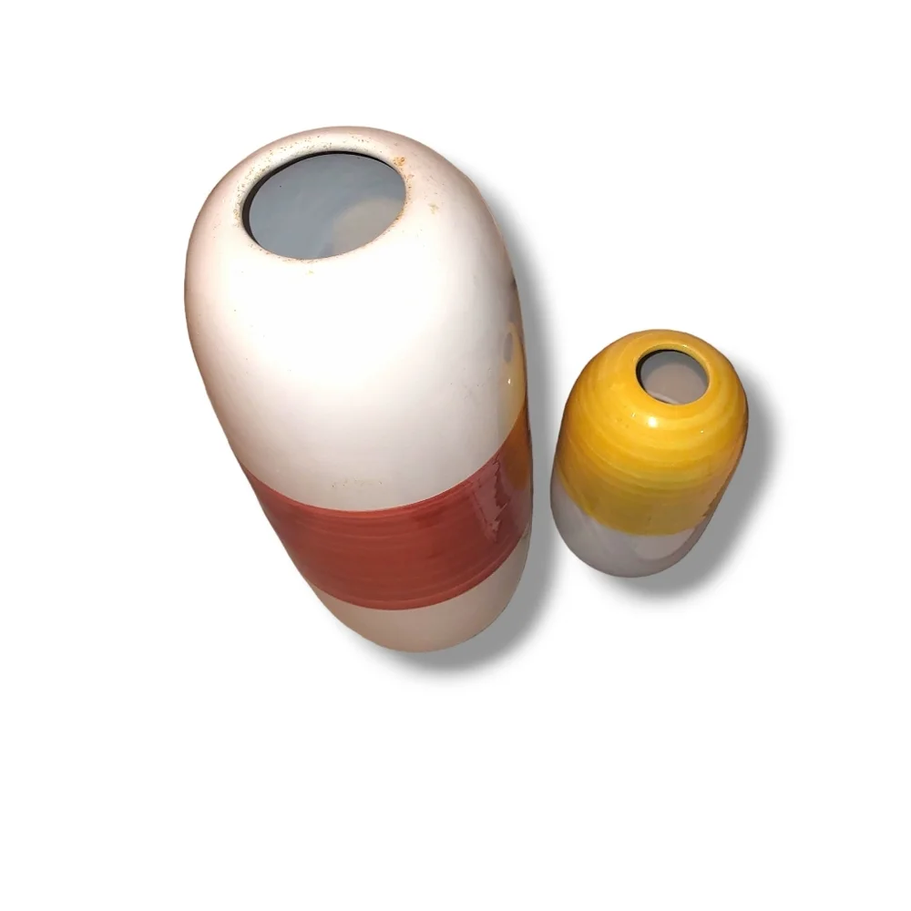 Pair of IKEA stoneware vases